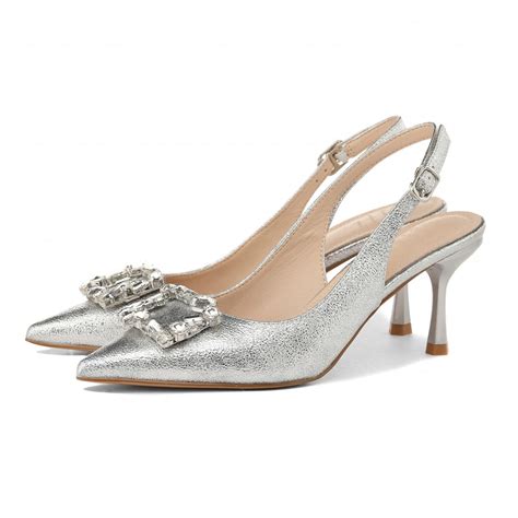 sandali chanel grigio perla